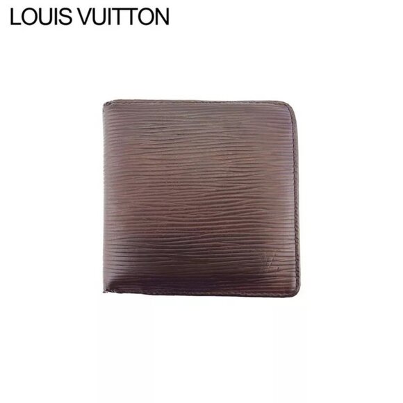 LOUIS VUITTON Bifold Wallet Epi Epi Leather Authentic Used - Picture 1 of 9